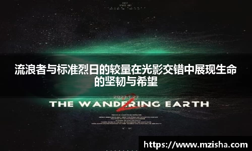 流浪者与标准烈日的较量在光影交错中展现生命的坚韧与希望